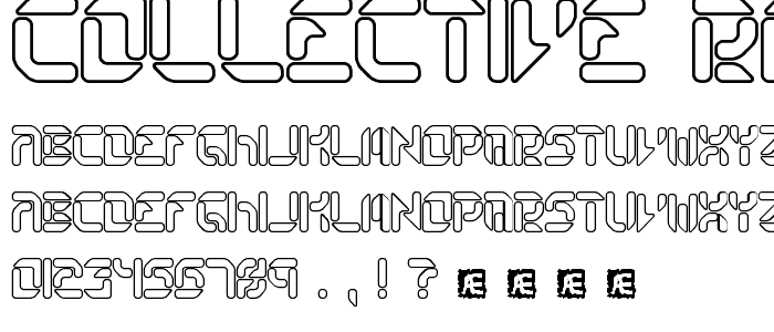 Collective RO (BRK) font